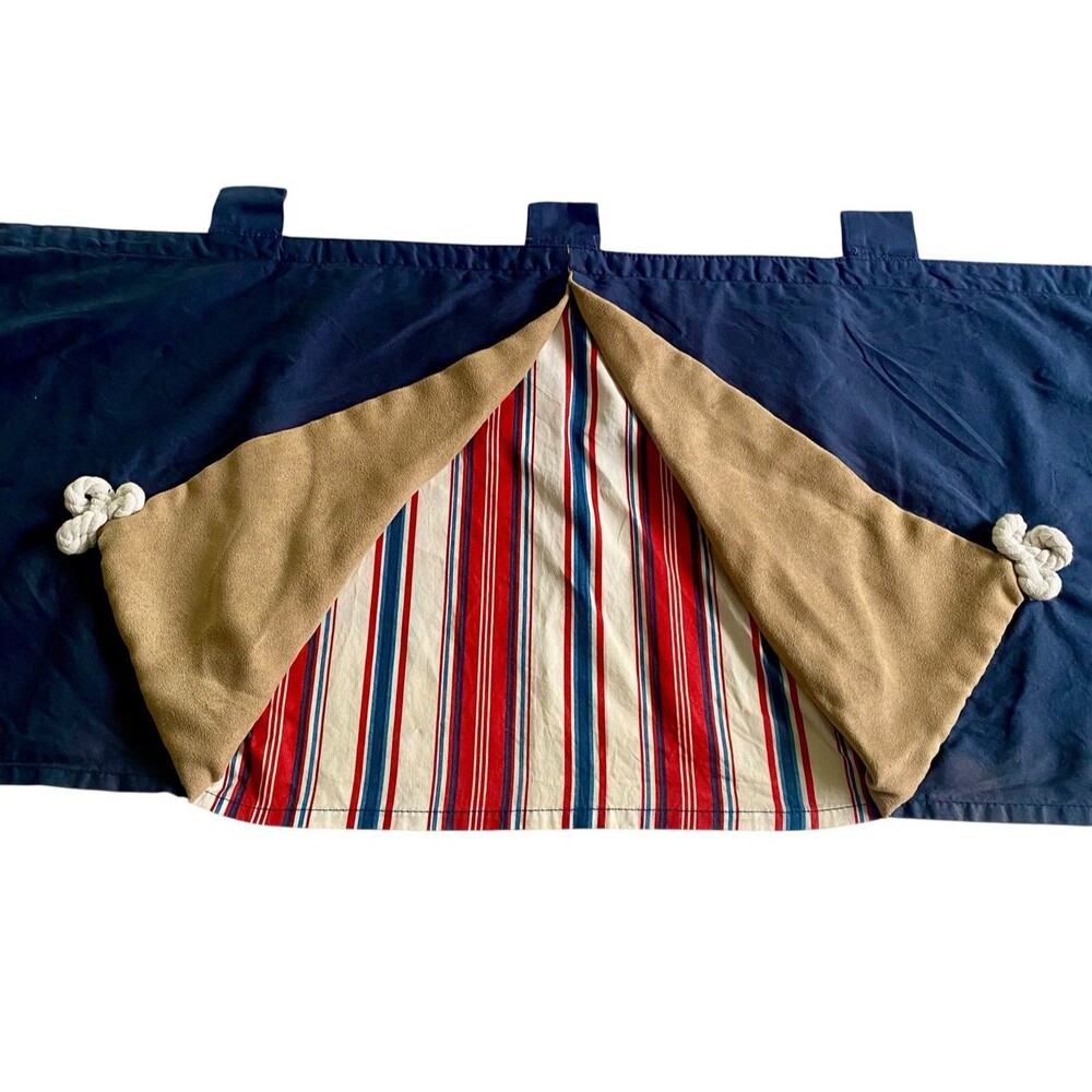 2 Red White Blue Valance 52 inch Sweet JoJo